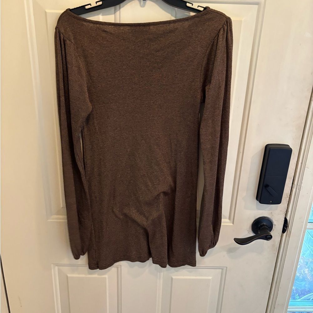 Michael Stars Chocolate Knit Top - Picture 4 of 6